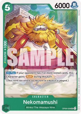 Nekomamushi OP08-028 card