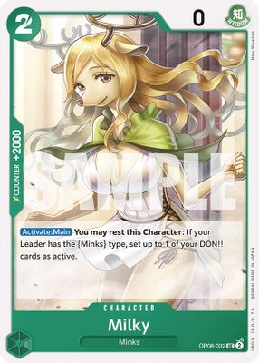 Milky OP08-032 card