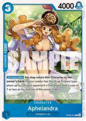 Aphelandra OP08-041 card