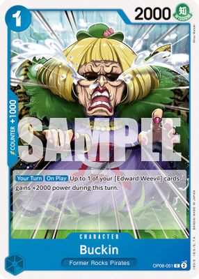 Buckin OP08-051 card