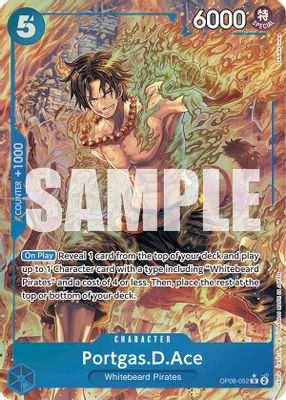 Portgas.D.Ace OP08-052 card