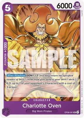 Charlotte Oven OP08-061 card
