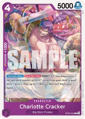 Charlotte Cracker OP08-064 card
