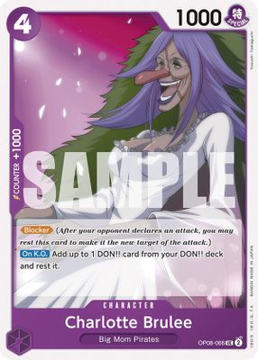 Charlotte Brulee OP08-066 card