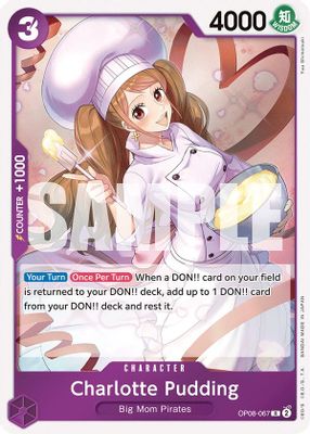 Charlotte Pudding OP08-067 card