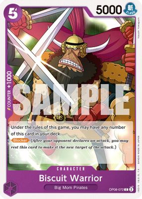 Biscuit Warrior OP08-072 card