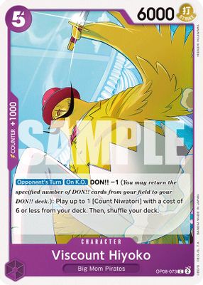 Viscount Hiyoko OP08-073 card