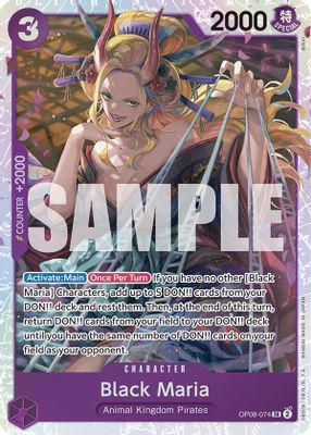 Black Maria OP08-074 card
