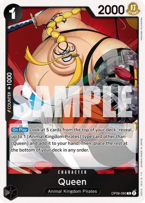 Queen OP08-080 card