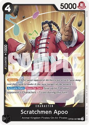 Scratchmen Apoo OP08-087 card