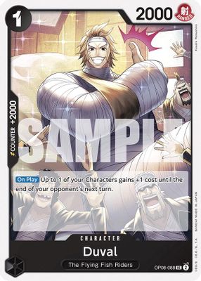Duval OP08-088 card