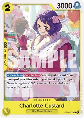 Charlotte Custard OP08-103 card