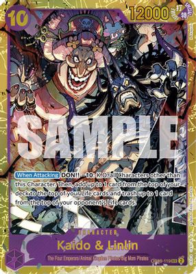 Kaido & Linlin OP08-119 card