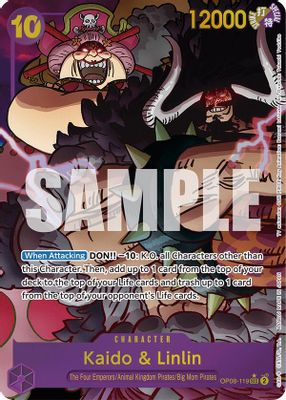 Kaido & Linlin OP08-119 card