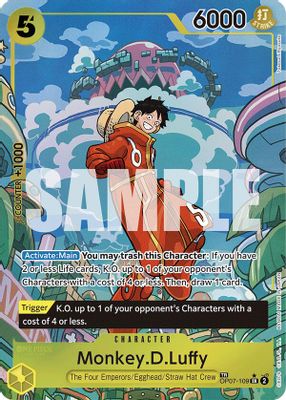 Monkey.D.Luffy OP07-109 card