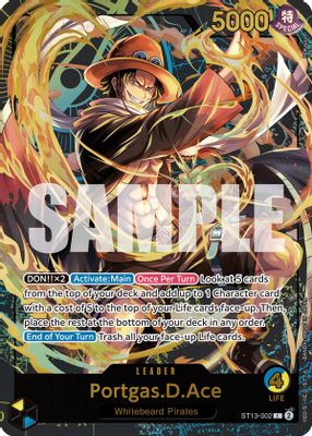 Portgas.D.Ace ST13-002 card