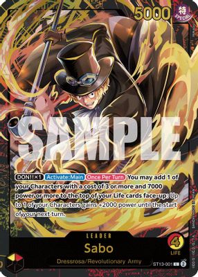 Sabo ST13-001 card