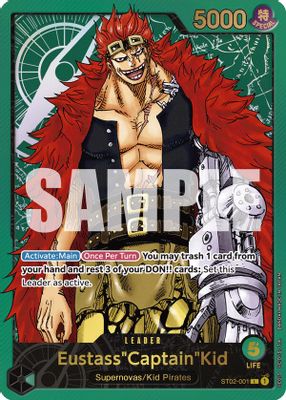 Eustass"Captain"Kid ST02-001 card