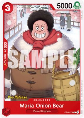 Maria Onion Bear OP08-009 card