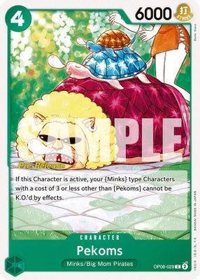 Pekoms OP08-029 card