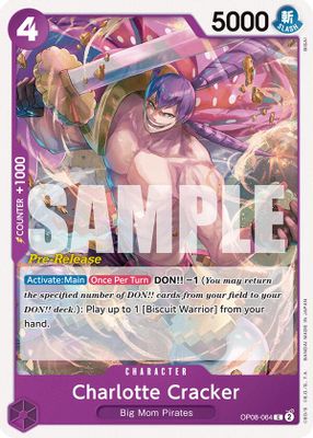 Charlotte Cracker OP08-064 card