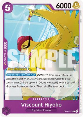 Viscount Hiyoko OP08-073 card
