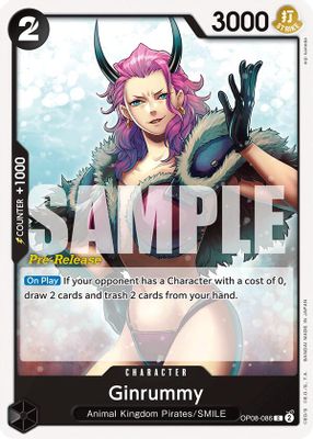 Ginrummy OP08-086 card