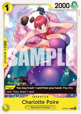 Charlotte Poire OP08-104 card