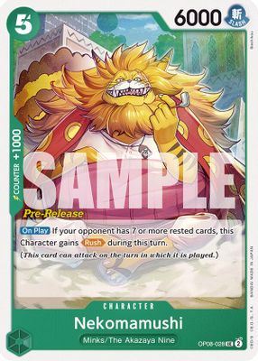Nekomamushi OP08-028 card