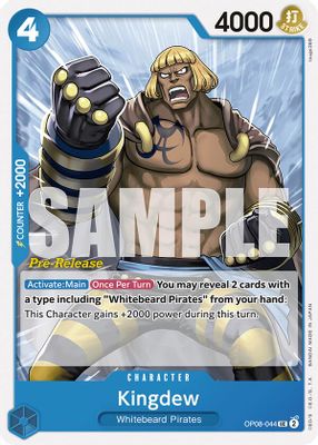 Kingdew OP08-044 card