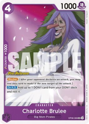 Charlotte Brulee OP08-066 card