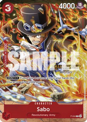 Sabo P-044 card