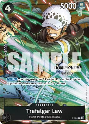 Trafalgar Law P-038 card