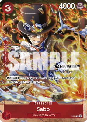 Sabo P-044 card