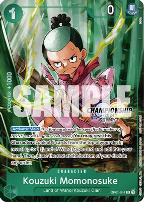 Kouzuki Momonosuke OP01-041 card