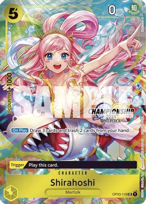 Shirahoshi OP03-116 card