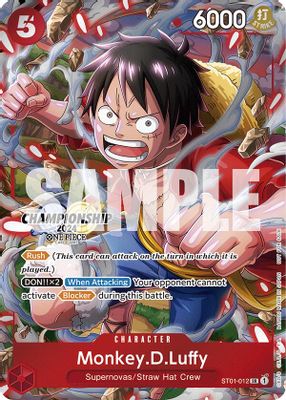 Monkey.D.Luffy ST01-012 card