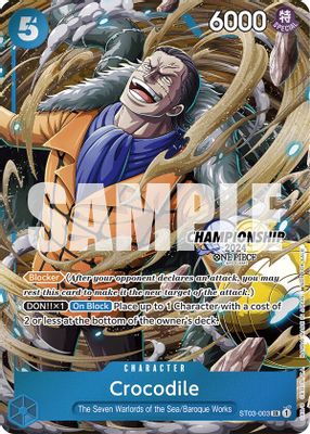 Crocodile ST03-003 card