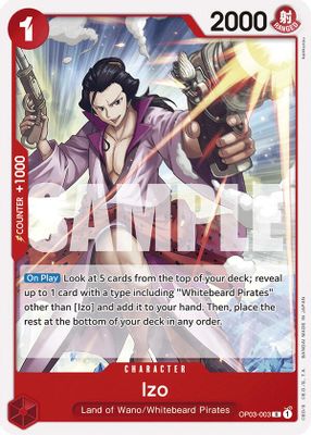 Izo OP03-003 card