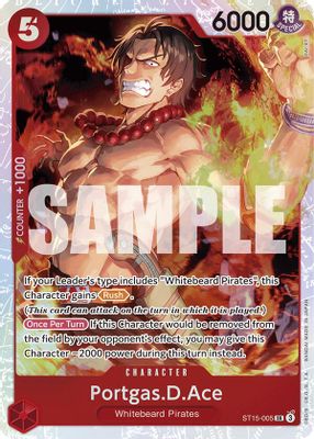 Portgas.D.Ace ST15-005 card