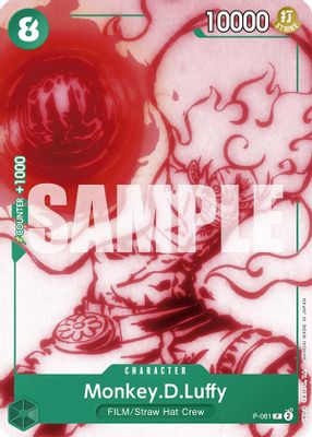 Monkey.D.Luffy P-061 card