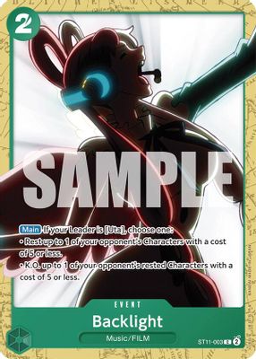 Backlight ST11-003 card