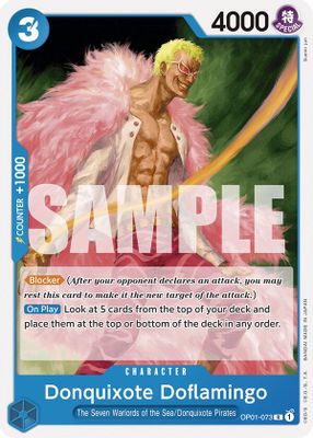 Donquixote Doflamingo OP01-073 card