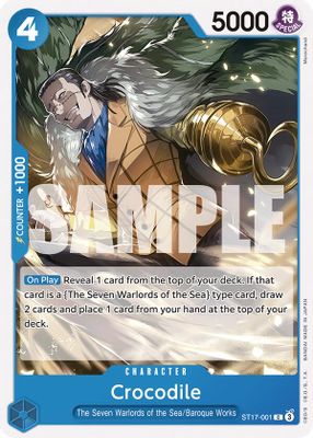 Crocodile ST17-001 card