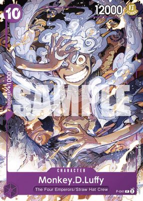 Monkey.D.Luffy P-041 card