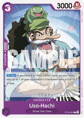 Uso-Hachi ST18-001 card