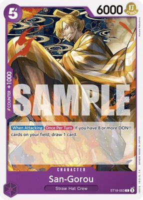 San-Gorou ST18-003 card