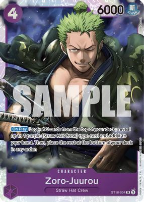 Zoro-Juurou ST18-004 card