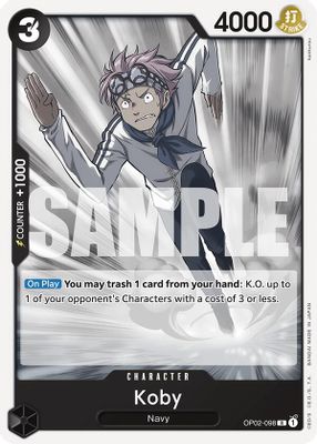 Koby OP02-098 card