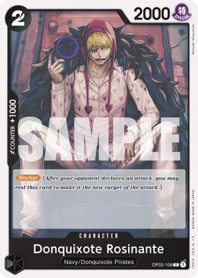 Donquixote Rosinante OP02-108 card